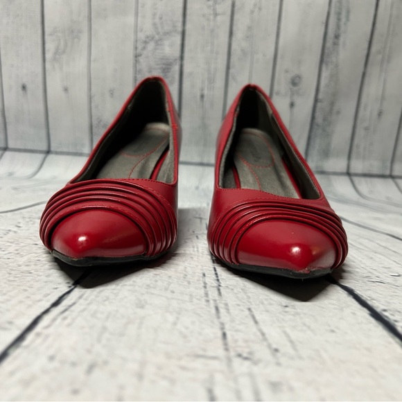Red Marbella Heels Size 8 - Picture 3 of 5